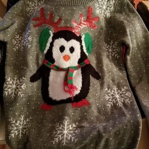 Penguin Holiday "ugly" Sweater